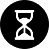 An hour glass icon to represent the 15+ years Matai Media has been operating